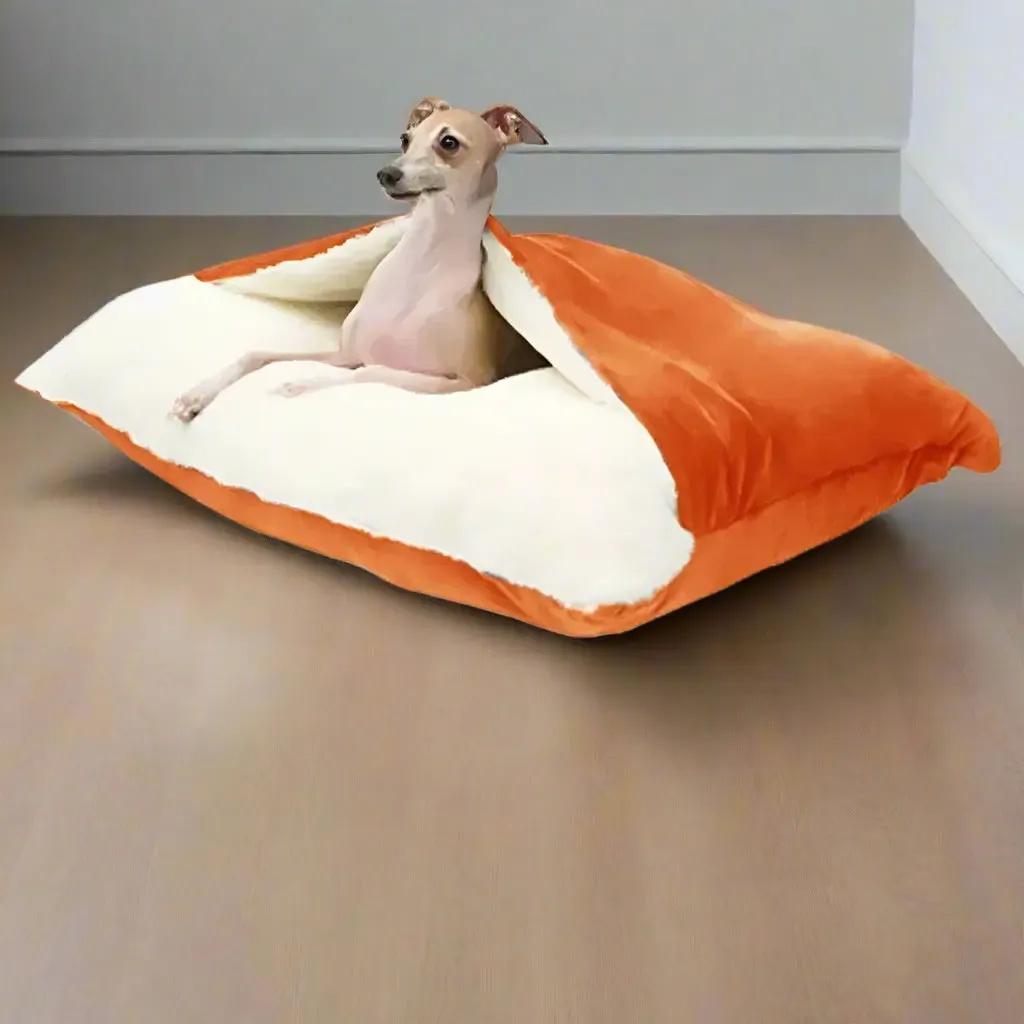 Orthopedic Sleeping Bag Dog Bed | Extremely Soft 10