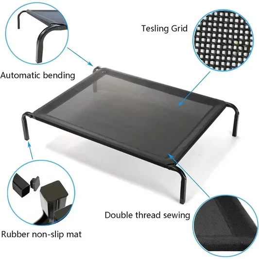 Orthopedic Washable Elevated Waterproof Dog Bed With Mesh Support alternate view