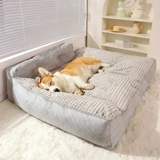 Plush Sofa Dog Bed
