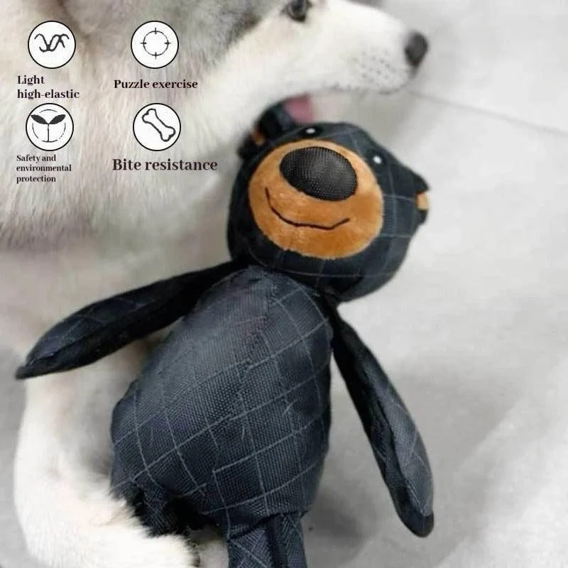 Plush Squeaky Bear Toy for Dogs Soft & Durable Play 4