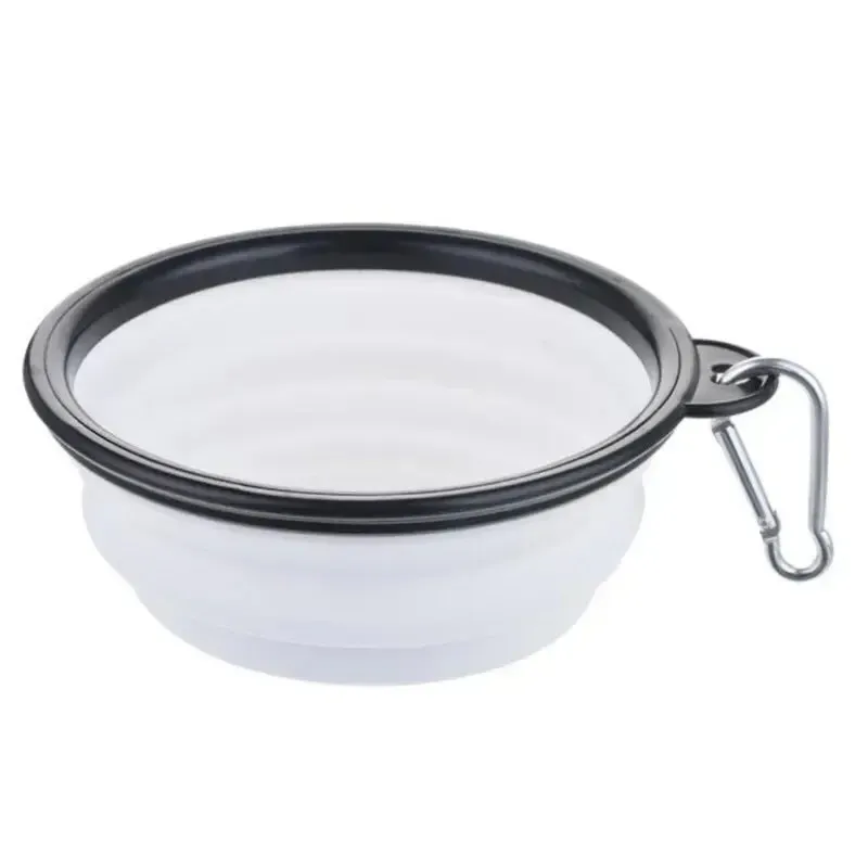Portable Collapsible Travel Silicone Dog Water & Food Bowl 15