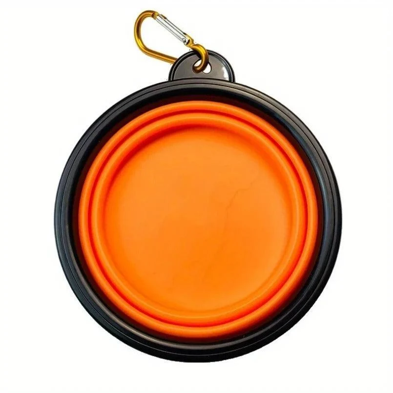 Portable Collapsible Travel Silicone Dog Water & Food Bowl 5