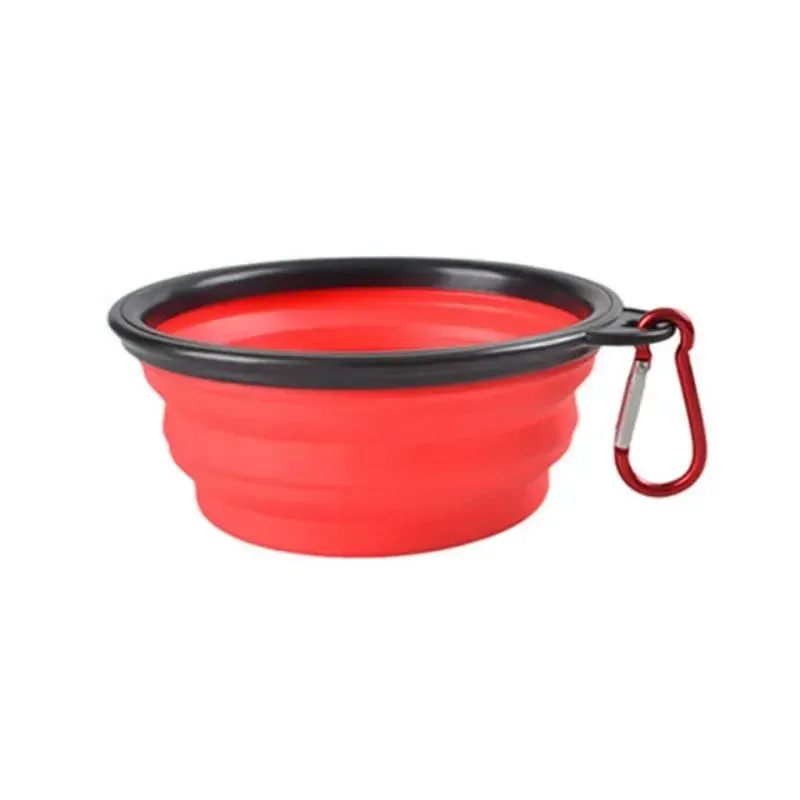 Portable Collapsible Travel Silicone Dog Water & Food Bowl 8