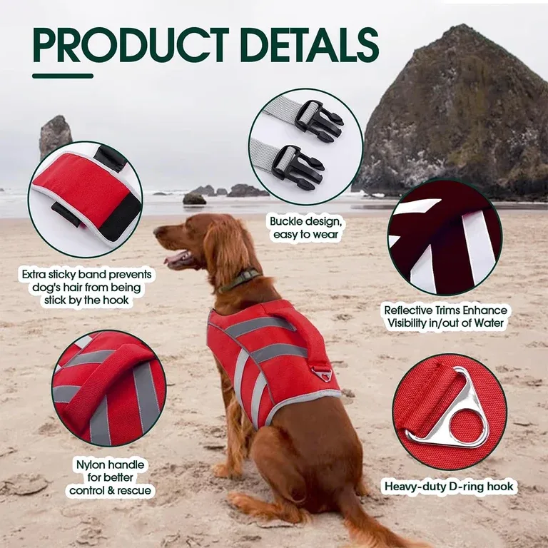 Premium Dog Life Jacket alternate view