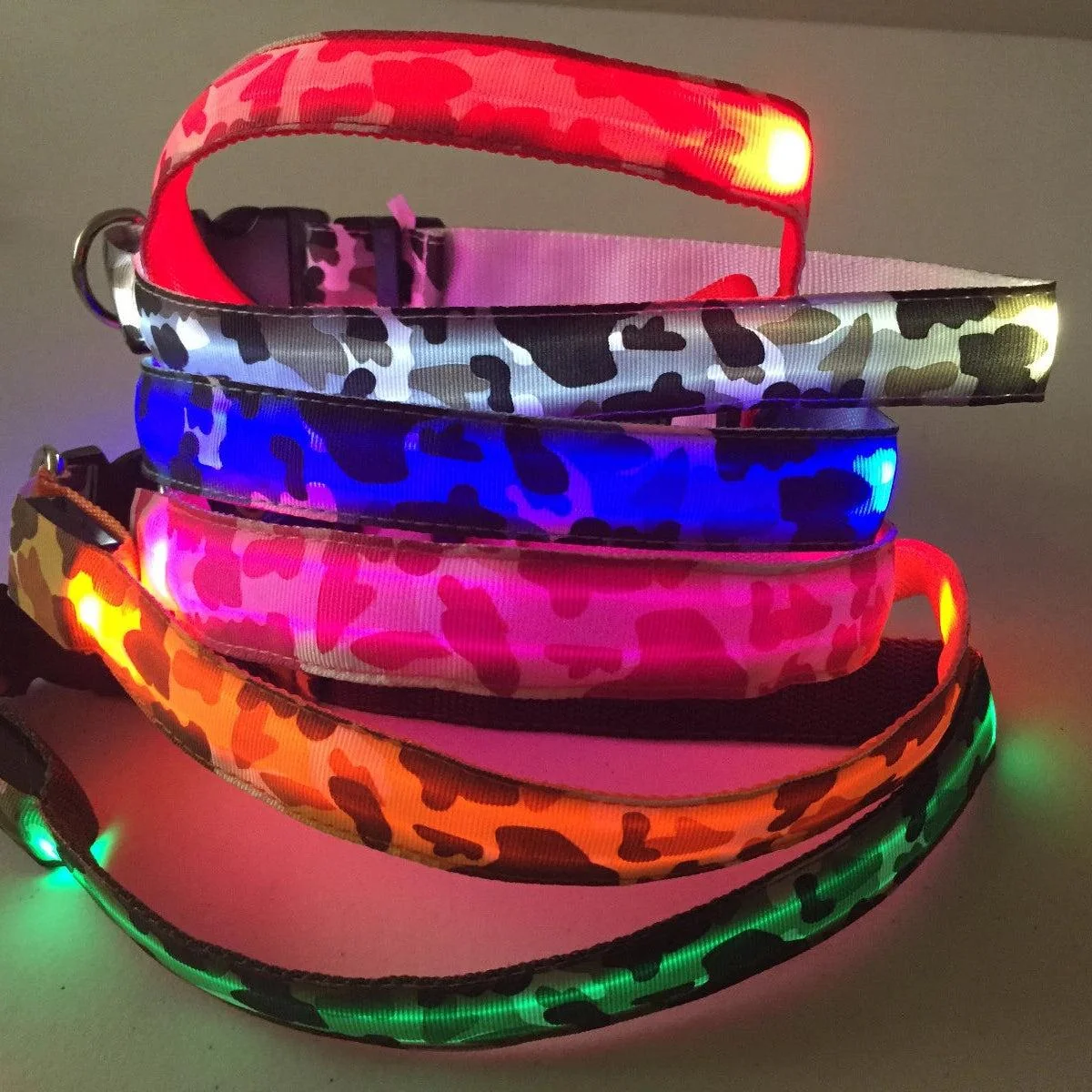 Rechargeable LED Dog Collar for Night Safety