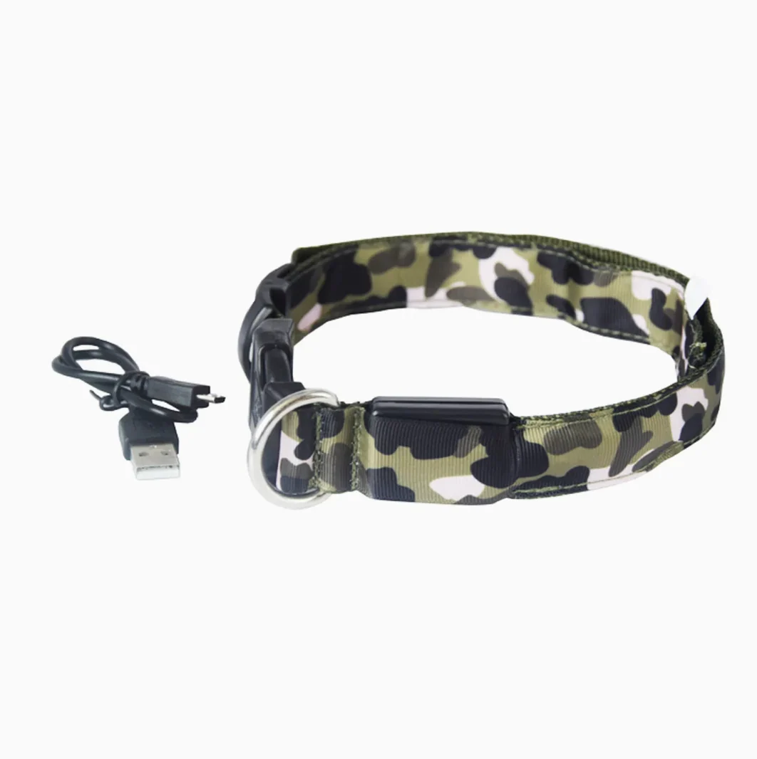 Rechargeable LED Dog Collar for Night Safety