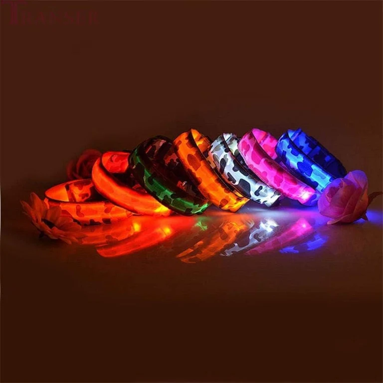 Rechargeable LED Dog Collar for Night Safety
