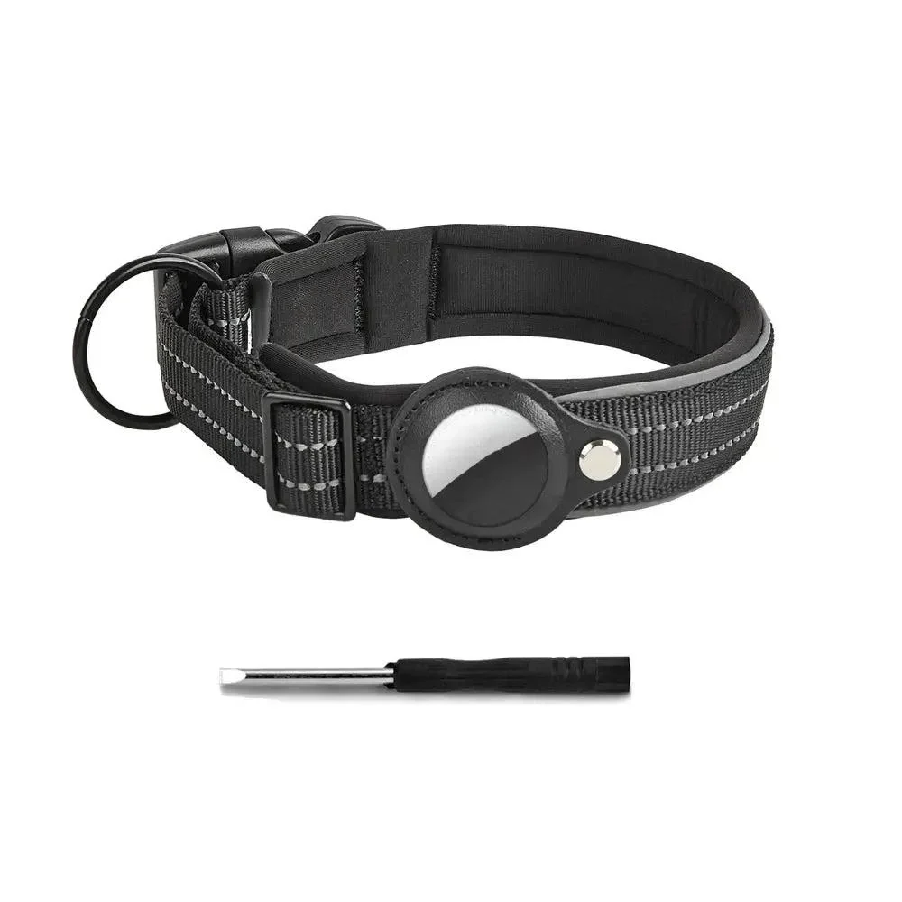 Reflective AirTag Dog Collar with Padding 9