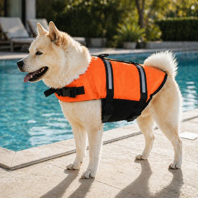 Reflective Dog Swimming Safety Vest