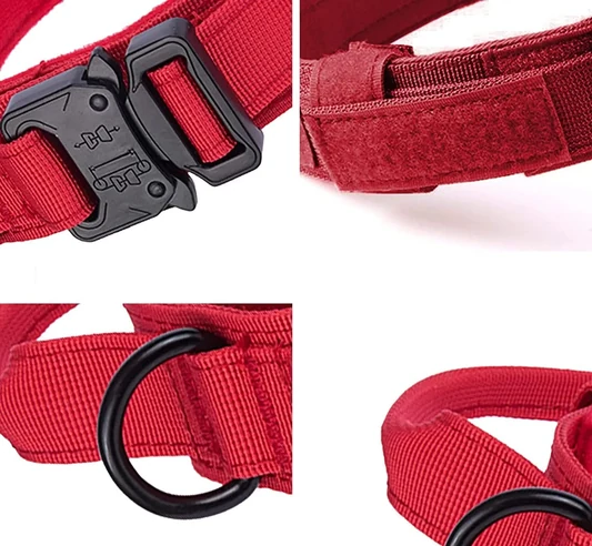 Reflective Tactical Dog Collar alternate view