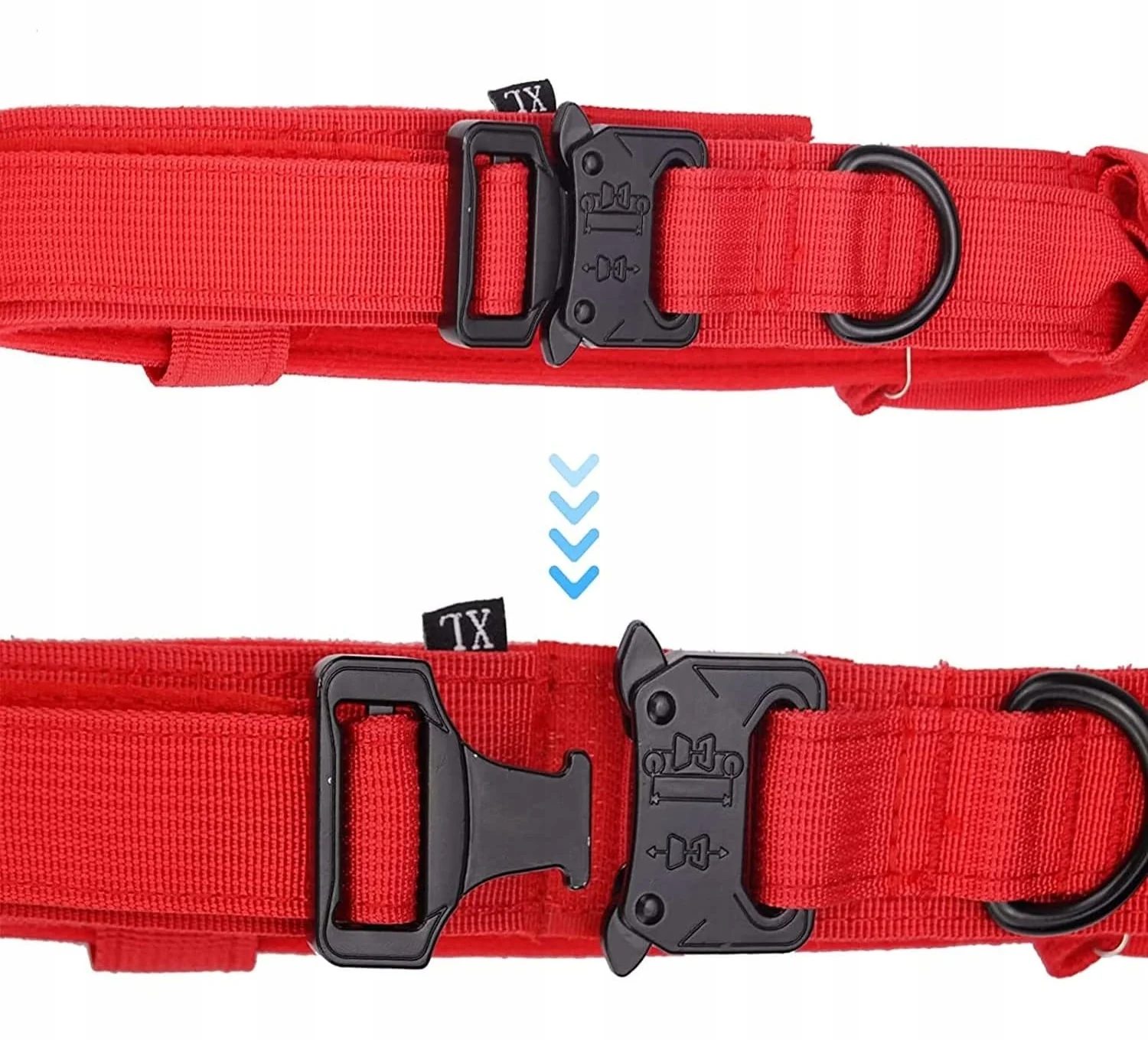 Reflective Tactical Dog Collar 4