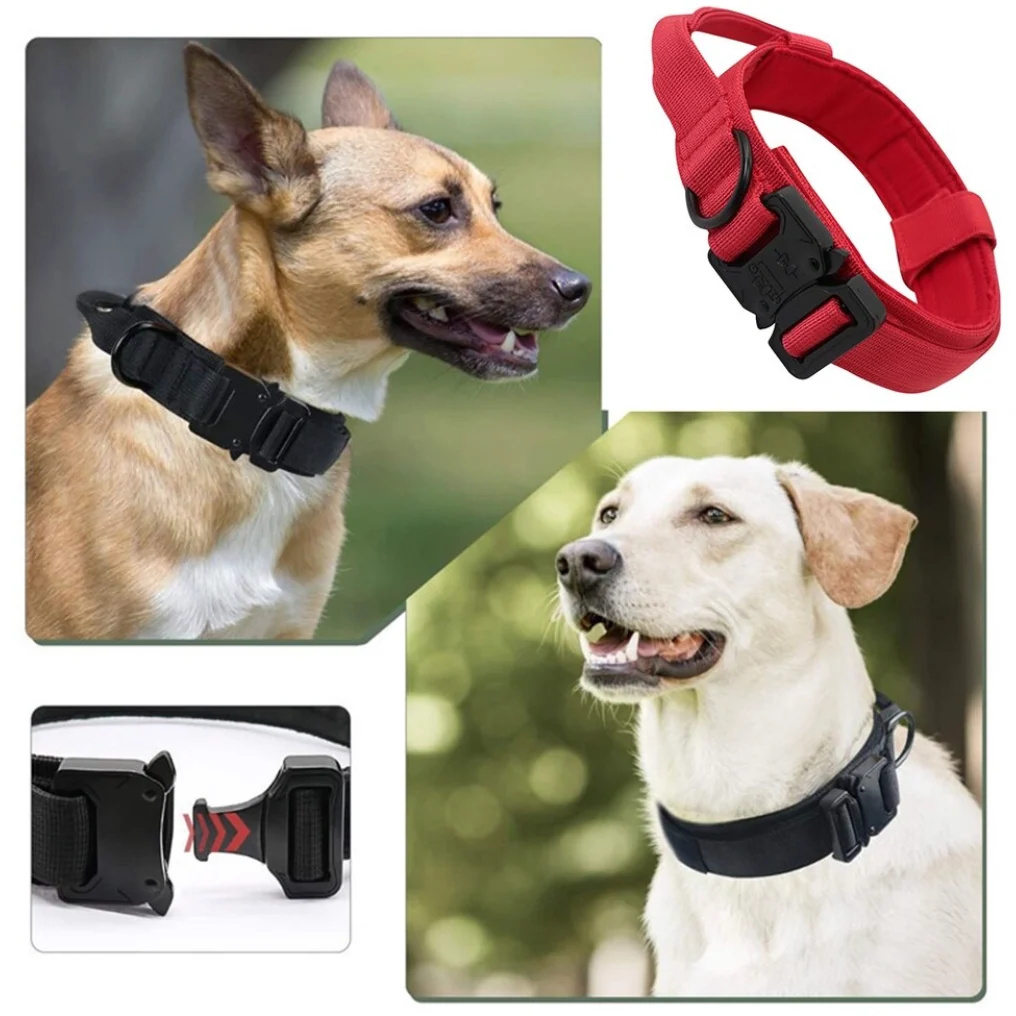 Reflective Tactical Dog Collar 7