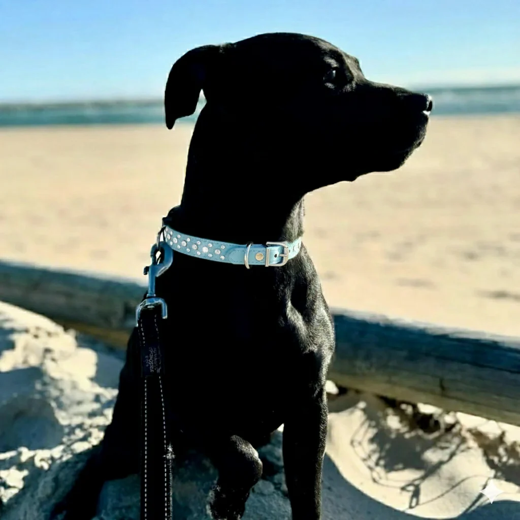 Rhinestone Studded Dog Collar 3