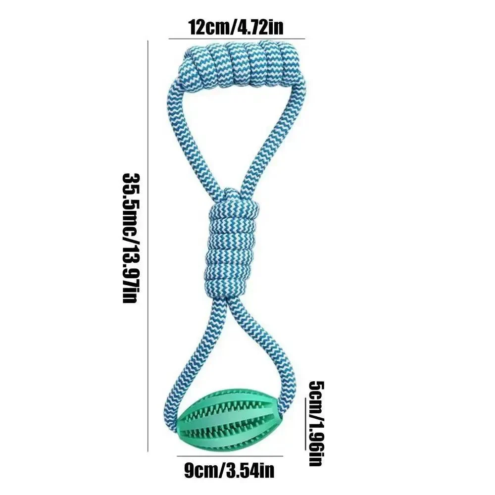 Rope Ball Chew Toy with Treat Dispenser for Medium & Large Dogs 9