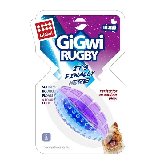 Rugby Ball Squeaky For Small And Medium Dogs alternate view