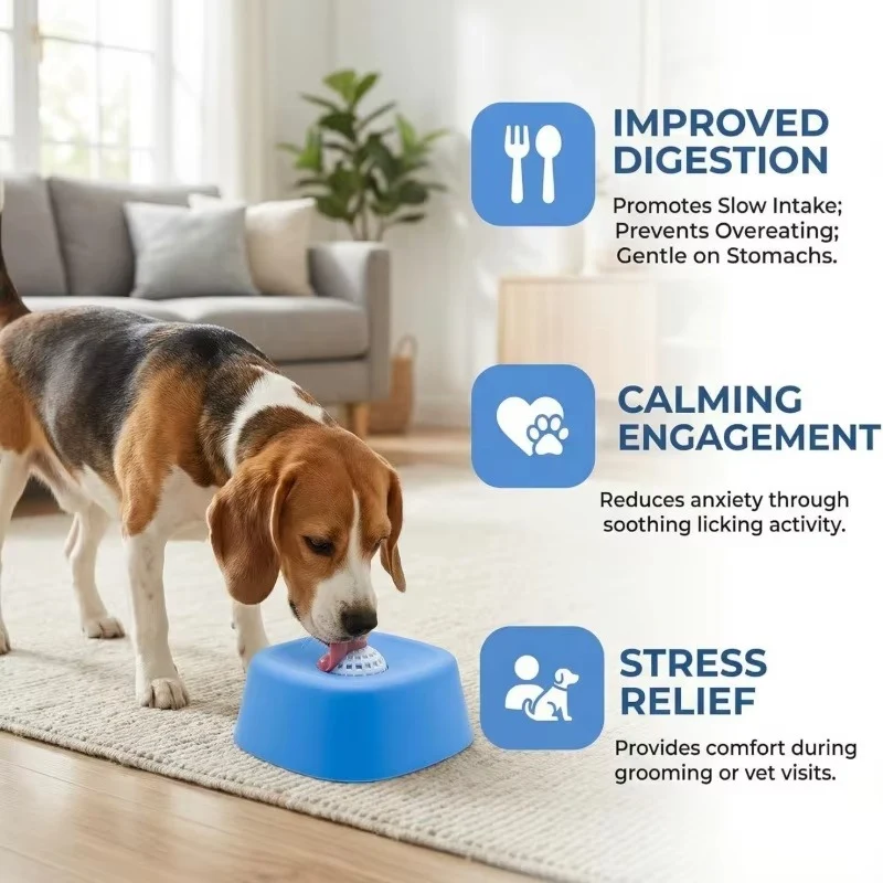 Slow Feeder Dog Lick Mat For Liquid Treat 4