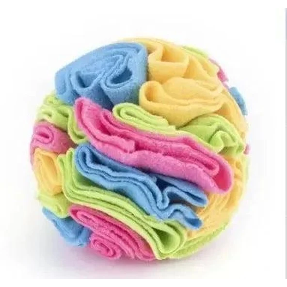 Sniffing Ball Puzzle Feeder for Dogs Interactive Snuffle Toy 11 sq 20