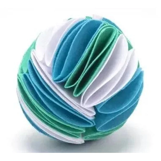 Sniffing Ball Puzzle Feeder for Dogs Interactive Snuffle Toy 21 sq 23
