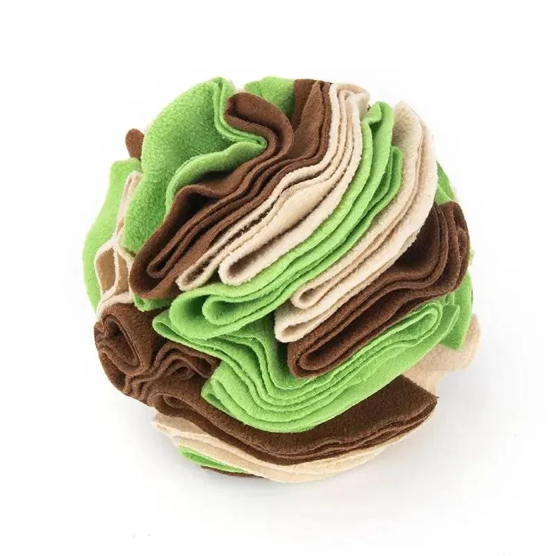 Sniffing Ball Puzzle Feeder for Dogs – Interactive Snuffle Toy 4