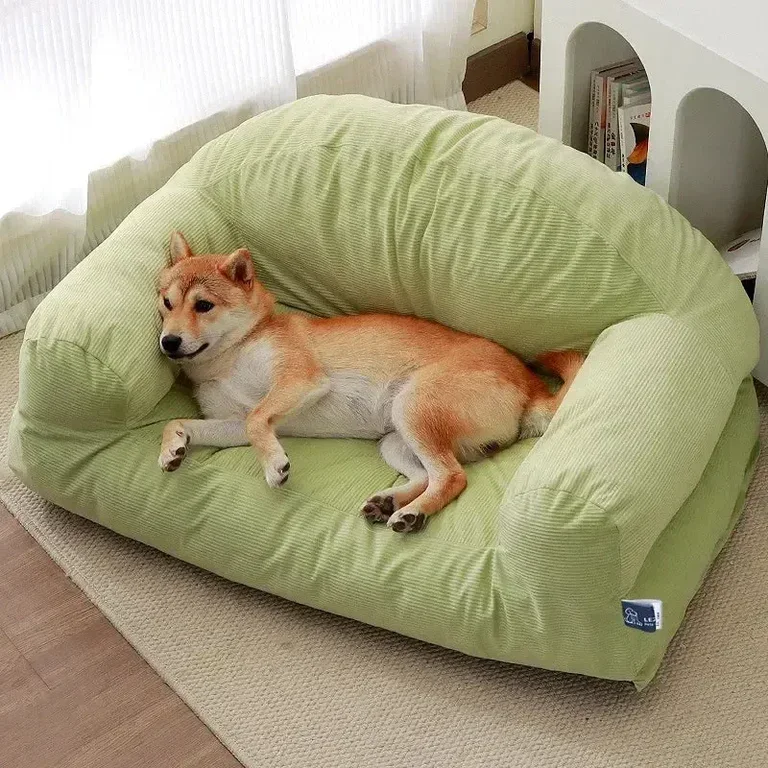 Sofa-Style Dog Bed with Raised Sides alternate view