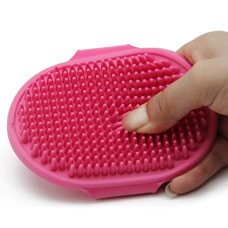Soft Rubber Dog Brush 12