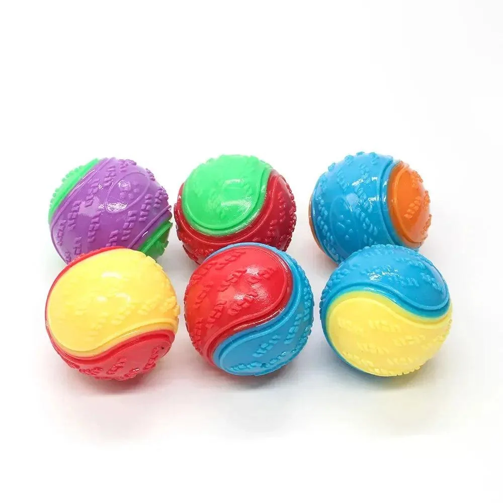 Squeaky Premium Rubber Balls for Dogs 10