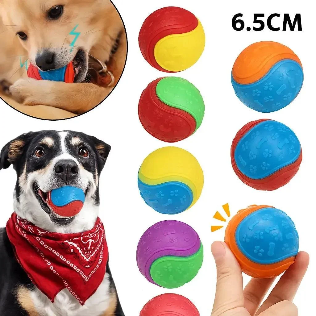 Squeaky Premium Rubber Balls for Dogs
