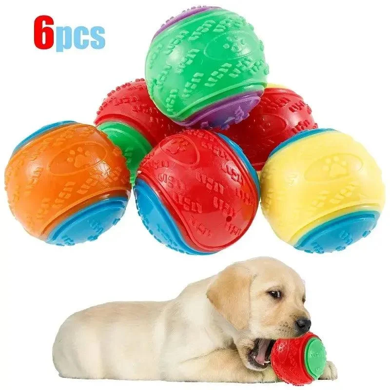Squeaky Premium Rubber Balls for Dogs 8