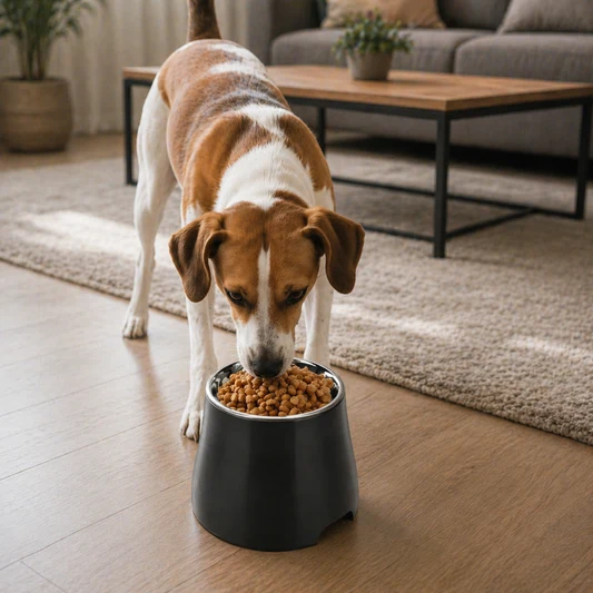 Stainless Steel Dog Food & Water Bowl