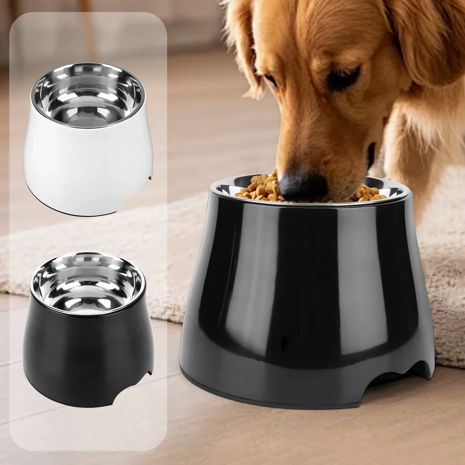 Stainless Steel Dog Food & Water Bowl 2