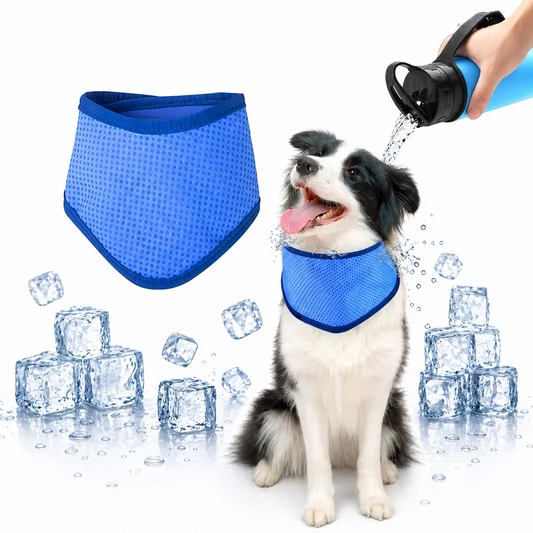 Summer Dog Cooling Ice Scarf