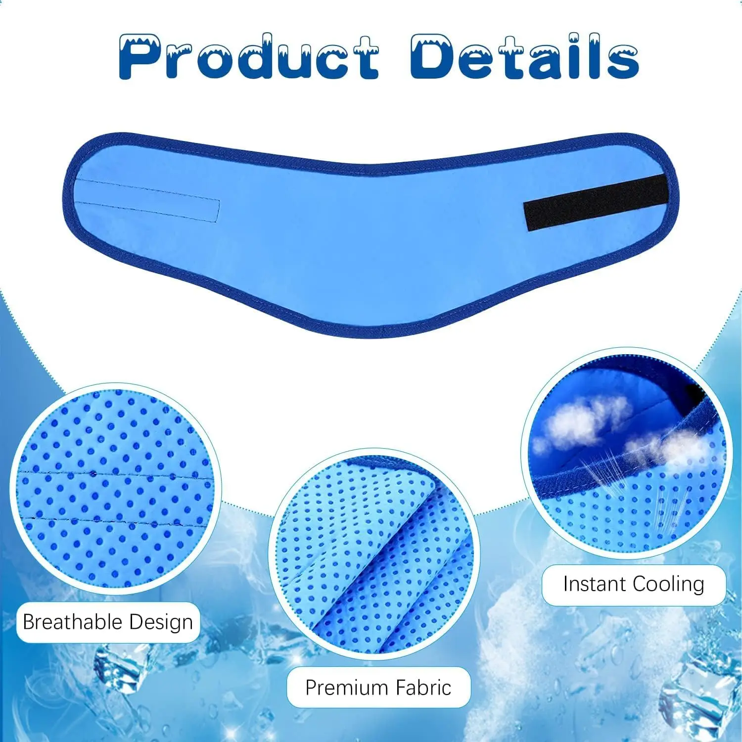 Summer Dog Cooling Ice Scarf 2