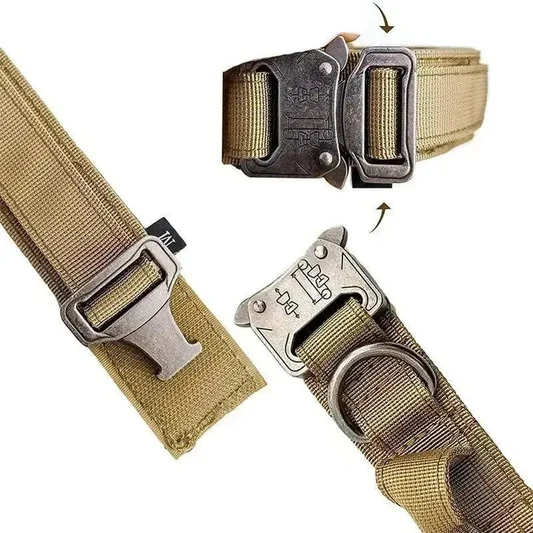 Tactical Dog Collar with Handle for Large Dogs alternate view