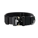 Tactical Dog Collar with Handle & Metal Buckle