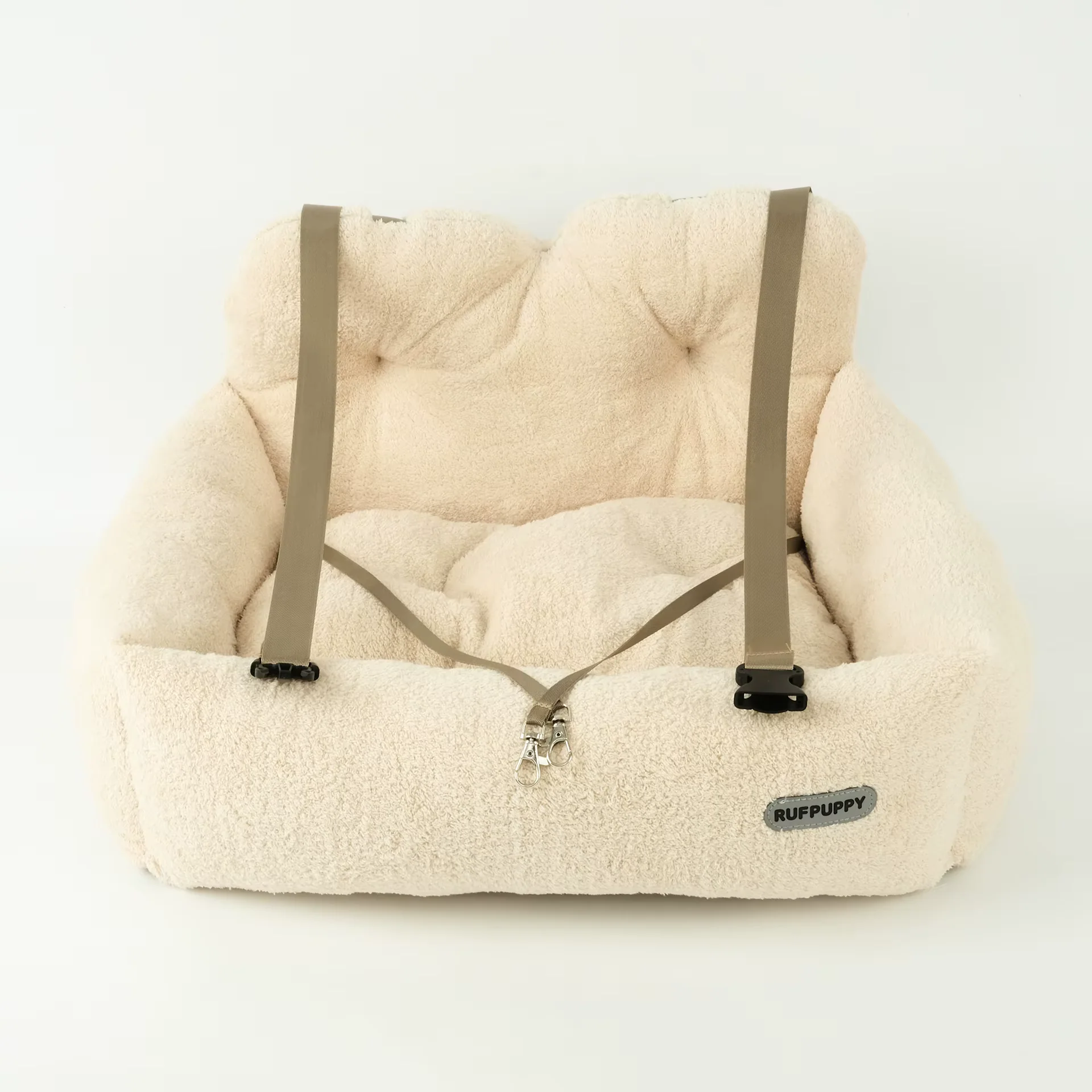 Travel Dog Car Seat | Washable Bed with Safety Strap 11