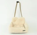 Travel Dog Car Seat | Washable Bed with Safety Strap