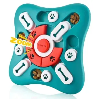Treat Dispensing Puzzle Toy with 360° Rotation