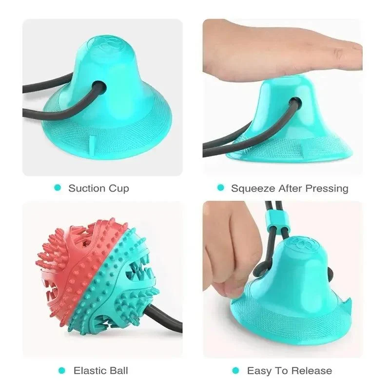 Ultra Tough Suction Tug Toy for Large Dogs 8