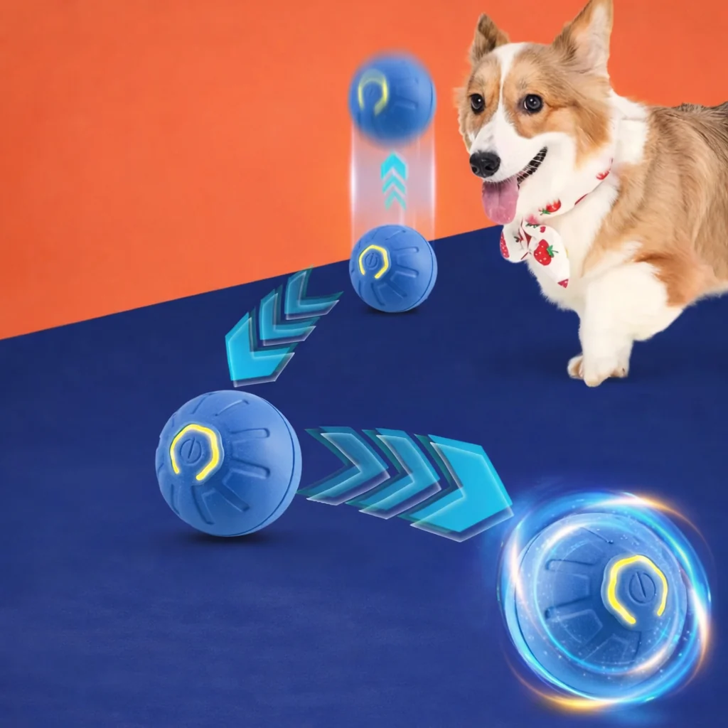 USB Automatic Moving Dog Ball 5