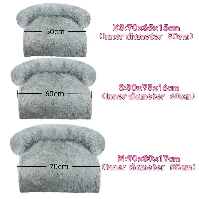 Warm Washable Dog Blanket Bed for Floors and Sofas 5