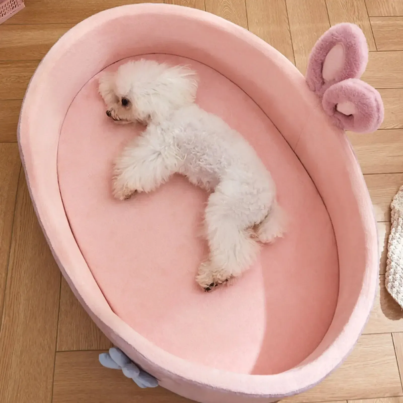 Washable Dog Bed with Detachable Cover | For Small Dogs - Easy to Clean 3