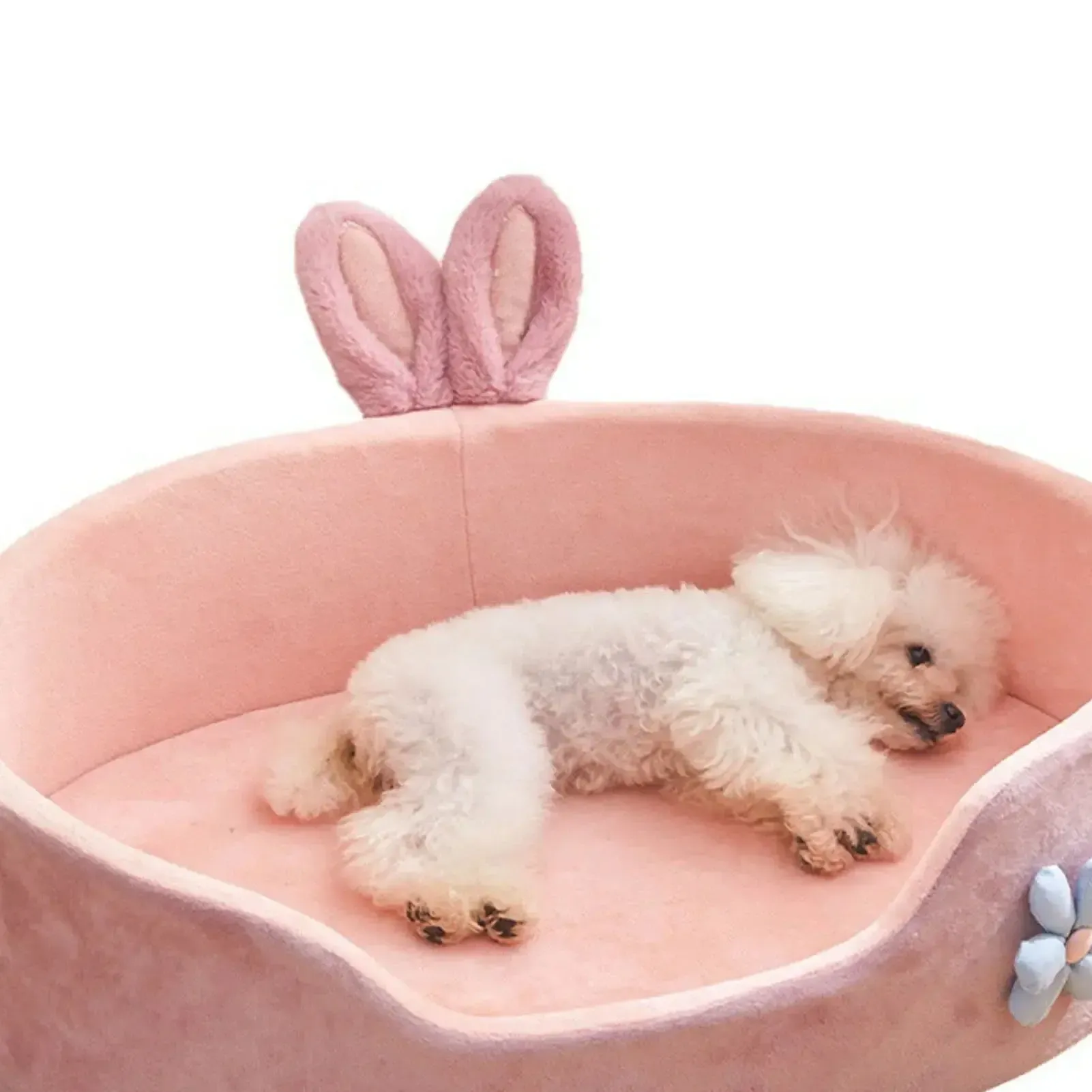 Washable Dog Bed with Detachable Cover | For Small Dogs - Easy to Clean 4