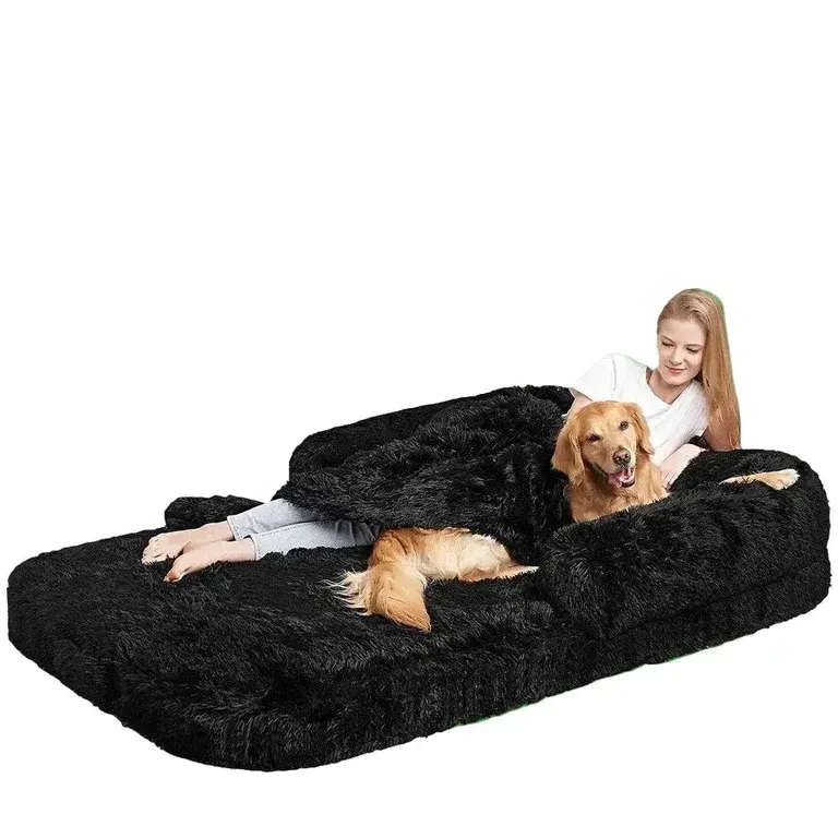 Washable Orthopedic Human Dog Bed For Adults And Big Dogs