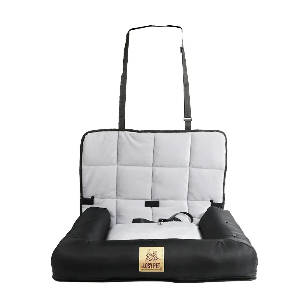 Washable Oxford Dog Car Seat With Safety Belt 7