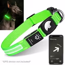 Waterproof AirTag Dog Collar with LED Light