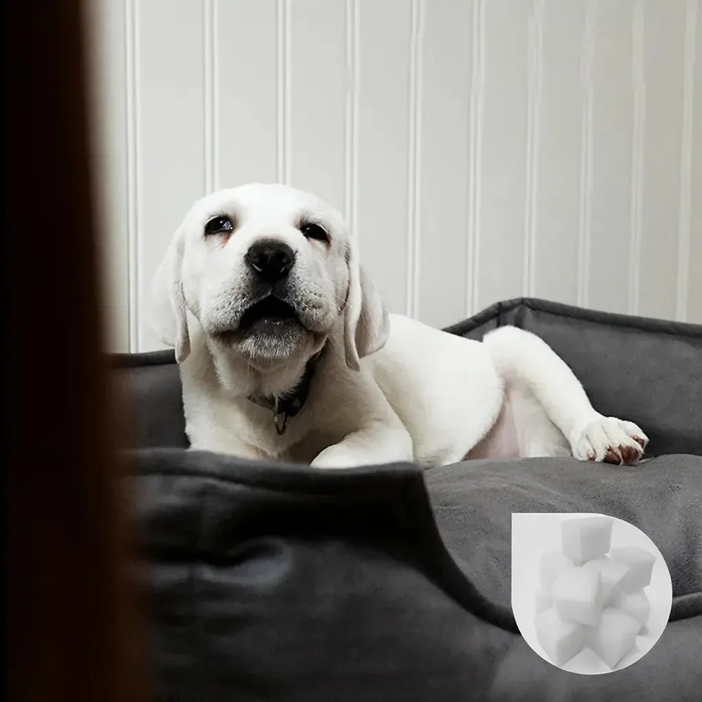 Waterproof Washable Orthopedic Dog Sofa Bed With Bolsters 2