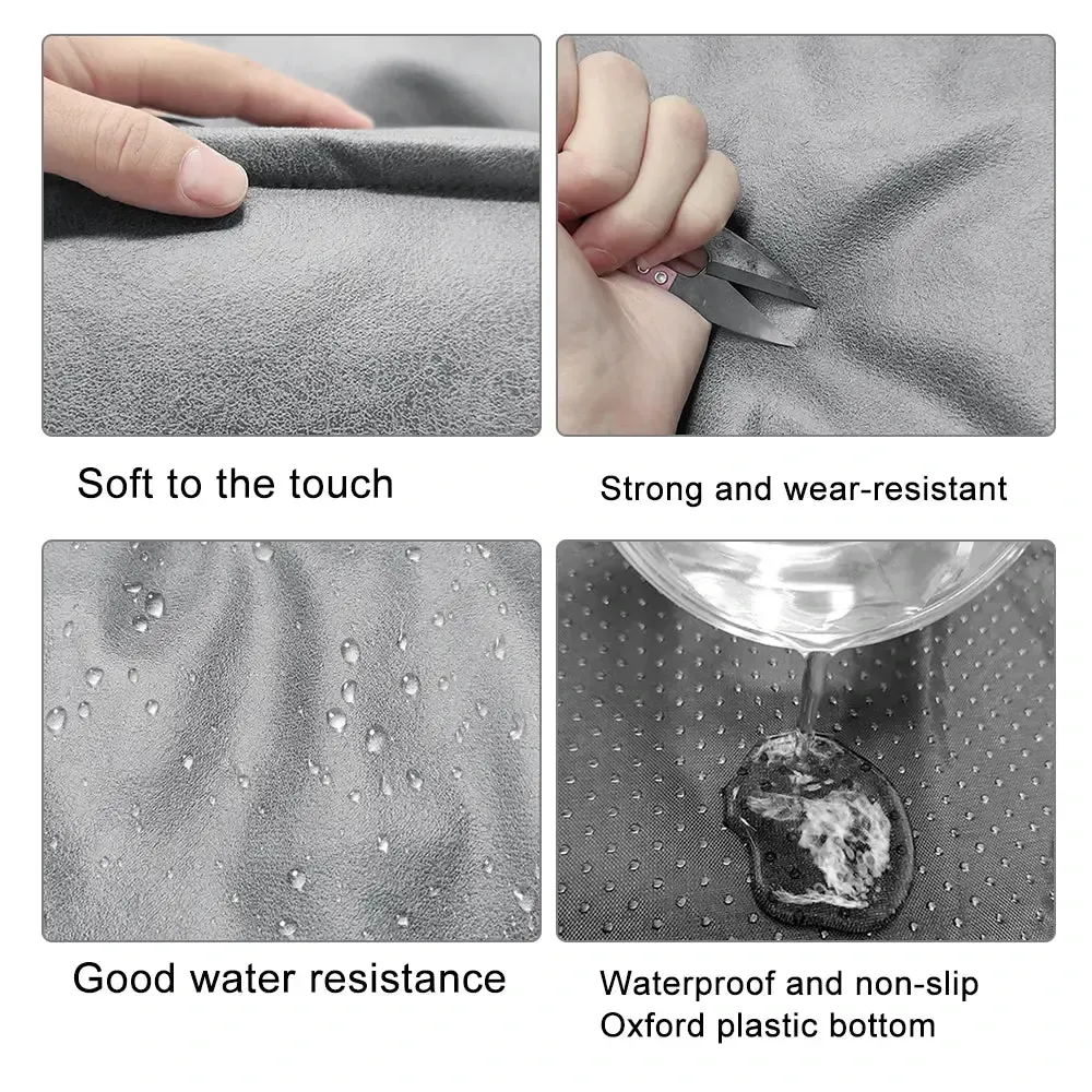 Waterproof Washable Orthopedic Dog Sofa Bed With Bolsters 5