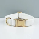 White Velvet Dog Collar