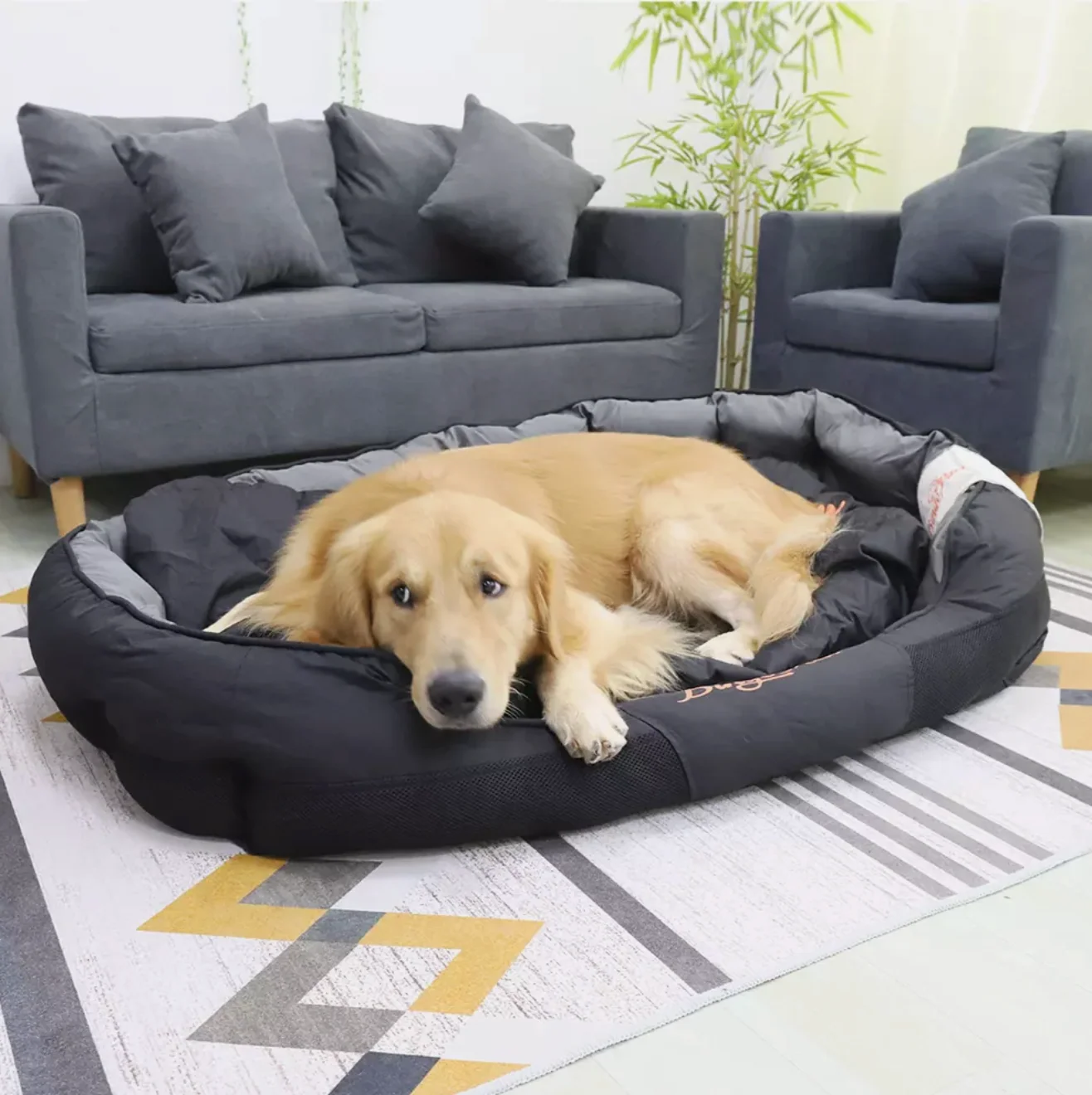 XXL Heavy Duty Orthopedic Dog Bed | Washable 2