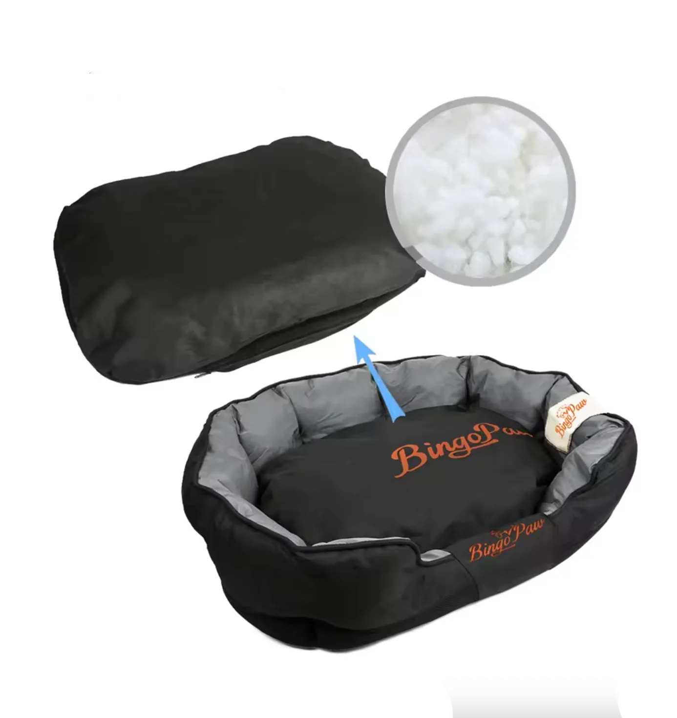 XXL Heavy Duty Orthopedic Dog Bed | Washable 8